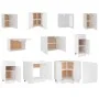 Juego de muebles de cocina 11 piezas aglomerado blanco de , Armarios de cocina - Ref: Foro24-3067665, Precio: 676,80 €, Descu...
