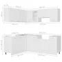 Juego de muebles de cocina 11 piezas aglomerado blanco de , Armarios de cocina - Ref: Foro24-3067665, Precio: 676,80 €, Descu...
