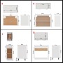 Juego de muebles de cocina 11 piezas aglomerado blanco de , Armarios de cocina - Ref: Foro24-3067665, Precio: 648,64 €, Descu...