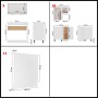 Juego de muebles de cocina 11 piezas aglomerado blanco de , Armarios de cocina - Ref: Foro24-3067665, Precio: 648,64 €, Descu...