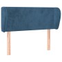 Cabecero de terciopelo azul oscuro 83x23x78/88 cm de , Cabeceros y pies de cama - Ref: Foro24-3116898, Precio: 44,98 €, Descu...