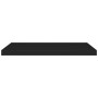 Estantes flotantes de pared 4 uds MDF negro 80x23,5x3,8 cm de vidaXL, Estantes y estanterías - Ref: Foro24-323837, Precio: 70...