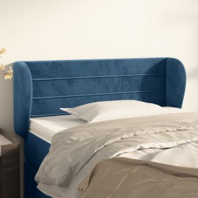 Cabecero de terciopelo azul oscuro 103x23x78/88 cm de , Cabeceros y pies de cama - Ref: Foro24-3117330, Precio: 57,09 €, Desc...