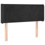 Cabecero de terciopelo negro 103x16x78/88 cm de , Cabeceros y pies de cama - Ref: Foro24-3118532, Precio: 55,12 €, Descuento: %