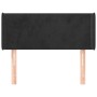 Cabecero de terciopelo negro 103x16x78/88 cm de , Cabeceros y pies de cama - Ref: Foro24-3118532, Precio: 55,12 €, Descuento: %