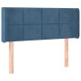 Cabecero de terciopelo azul oscuro 83x16x78/88 cm de , Cabeceros y pies de cama - Ref: Foro24-3118802, Precio: 45,63 €, Descu...