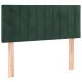 Cama box spring con colchón terciopelo verde oscuro 80x200 cm de , Camas y somieres - Ref: Foro24-3131048, Precio: 266,90 €, ...