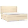 Boxspringbett mit cremefarbenem Stoffmatratze 180x200 cm. von , Betten und Lattenroste - Ref: Foro24-3132014, Preis: 638,67 €...