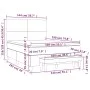 Cama box spring con colchón tela color crema 140x190 cm de , Camas y somieres - Ref: Foro24-3136994, Precio: 549,80 €, Descue...