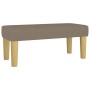 Cama box spring con colchón tela gris taupe 90x190 cm de , Camas y somieres - Ref: Foro24-3137041, Precio: 360,48 €, Descuent...