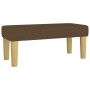 Cama box spring con colchón tela marrón oscuro 80x200 cm de , Camas y somieres - Ref: Foro24-3137192, Precio: 360,04 €, Descu...