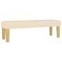Cama box spring con colchón tela color crema 140x200 cm de , Camas y somieres - Ref: Foro24-3137242, Precio: 576,47 €, Descue...