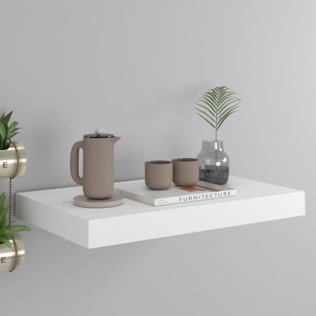 Estante flotante de pared MDF blanco 40x23x3,8 cm de vidaXL, Estantes y estanterías - Ref: Foro24-323805, Precio: 20,27 €, De...