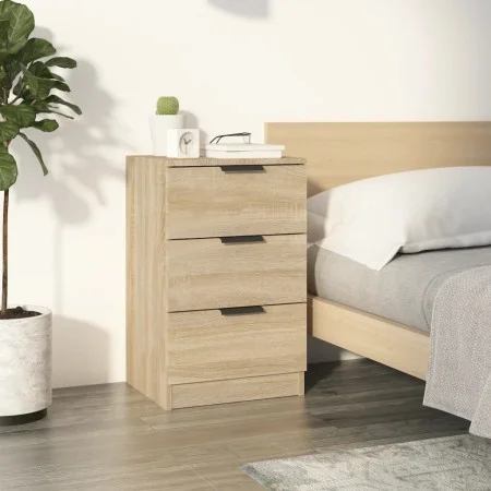 Mesita de noche color roble Sonoma 40x36x65 cm de , Mesitas de noche - Ref: Foro24-811274, Precio: 67,84 €, Descuento: %