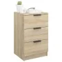 Bedside table in Sonoma oak color, 40x36x65 cm. by , Nightstands - Ref: Foro24-811274, Price: 67,84 €, Discount: %