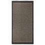 Alfombra de exterior de tejido plano marrón oscuro 100x200 cm de , Alfombras - Ref: Foro24-340843, Precio: 45,96 €, Descuento: %