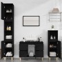 Armario para lavabo madera contrachapada negro 80x33x60 cm de , Tocadores de baño - Ref: Foro24-821269, Precio: 73,76 €, Desc...