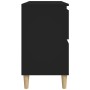 Armario para lavabo madera contrachapada negro 80x33x60 cm de , Tocadores de baño - Ref: Foro24-821269, Precio: 73,76 €, Desc...