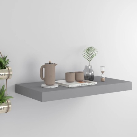 Estante flotante de pared MDF gris 50x23x3,8 cm de vidaXL, Estantes y estanterías - Ref: Foro24-323850, Precio: 20,92 €, Desc...