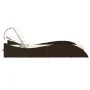 Synthetic rattan sun lounger with brown cushion 60x205x73 cm by , Loungers - Ref: Foro24-368279, Price: 156,22 €, Discount: %