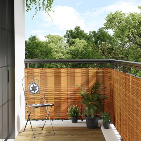 Toldo para balcón ratán sintético marrón claro 300x90 cm de , Paneles de vallas - Ref: Foro24-156266, Precio: 39,46 €, Descue...