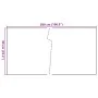 Toldo para balcón ratán sintético marrón claro 500x90 cm de , Paneles de vallas - Ref: Foro24-156272, Precio: 45,98 €, Descue...
