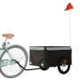 Remolque para bicicleta hierro negro y gris 45 kg de , Remolques para bicicletas - Ref: Foro24-94084, Precio: 103,81 €, Descu...