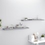 Estantes flotantes de pared 2 uds MDF gris 120x23,5x3,8 cm de vidaXL, Estantes y estanterías - Ref: Foro24-323863, Precio: 61...