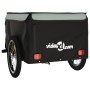 Remolque para bicicleta hierro negro y gris 45 kg de , Remolques para bicicletas - Ref: Foro24-94084, Precio: 103,81 €, Descu...