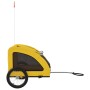 Remolque de bicicleta mascotas hierro tela Oxford amarillo de , Cochecitos para mascotas - Ref: Foro24-93966, Precio: 98,45 €...