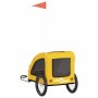 Remolque de bicicleta mascotas hierro tela Oxford amarillo de , Cochecitos para mascotas - Ref: Foro24-93966, Precio: 98,45 €...