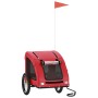 Remolque de bicicleta mascotas hierro tela Oxford rojo de , Cochecitos para mascotas - Ref: Foro24-93964, Precio: 93,25 €, De...