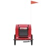 Remolque de bicicleta mascotas hierro tela Oxford rojo de , Cochecitos para mascotas - Ref: Foro24-93964, Precio: 93,25 €, De...