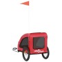 Remolque de bicicleta mascotas hierro tela Oxford rojo de , Cochecitos para mascotas - Ref: Foro24-93964, Precio: 93,25 €, De...