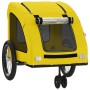Remolque de bicicleta mascotas hierro tela Oxford amarillo de , Cochecitos para mascotas - Ref: Foro24-93987, Precio: 123,30 ...