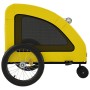 Remolque de bicicleta mascotas hierro tela Oxford amarillo de , Cochecitos para mascotas - Ref: Foro24-93987, Precio: 123,30 ...