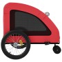 Remolque de bicicleta mascotas hierro tela Oxford rojo de , Cochecitos para mascotas - Ref: Foro24-93985, Precio: 124,93 €, D...