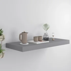 Estante flotante de pared MDF gris 60x23,5x3,8 cm de vidaXL, Estantes y estanterías - Ref: Foro24-323853, Precio: 21,67 €, De...