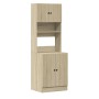 Mueble de cocina madera de ingeniería roble Sonoma 60x50x180 cm de , Armarios de cocina - Ref: Foro24-3276639, Precio: 184,83...