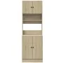 Mueble de cocina madera de ingeniería roble Sonoma 60x50x180 cm de , Armarios de cocina - Ref: Foro24-3276639, Precio: 181,61...