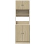 Mueble de cocina madera de ingeniería roble Sonoma 60x50x180 cm de , Armarios de cocina - Ref: Foro24-3276639, Precio: 184,83...