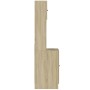 Mueble de cocina madera de ingeniería roble Sonoma 60x50x180 cm de , Armarios de cocina - Ref: Foro24-3276639, Precio: 184,83...