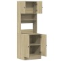 Mueble de cocina madera de ingeniería roble Sonoma 60x50x180 cm de , Armarios de cocina - Ref: Foro24-3276639, Precio: 184,83...