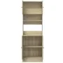 Mueble de cocina madera de ingeniería roble Sonoma 60x50x180 cm de , Armarios de cocina - Ref: Foro24-3276639, Precio: 181,61...