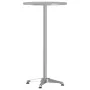 Outdoor bar table with adjustable height, made of aluminum, Ø59.5x70/109.5 cm. by , Garden tables - Ref: Foro24-4007197, Pric...