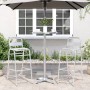 Mesa bar exterior altura ajustable aluminio Ø59,5x70/109,5 cm de , Mesas de jardín - Ref: Foro24-4007197, Precio: 92,09 €, De...