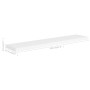 Estante flotante de pared 4 uds MDF blanco 120x23,5x3,8 cm de vidaXL, Estantes y estanterías - Ref: Foro24-323822, Precio: 96...