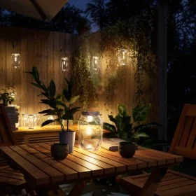 Outdoor glass solar light 12 pcs warm white by , Outdoor lighting - Ref: Foro24-4008204, Price: 99,87 €, Discount: %