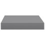 Estantes flotantes de pared 2 uds MDF gris 23x23,5x3,8 cm de vidaXL, Estantes y estanterías - Ref: Foro24-323845, Precio: 24,...