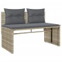 Set de sofás de jardín 4 pzas y cojines ratán sintético gris de , Conjuntos de jardín - Ref: Foro24-4003883, Precio: 287,07 €...